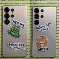 Busted Back Glass: Samsung S25 Ultra Repair!