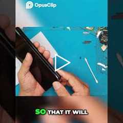 Smartphone Repair: Aluminum Particle Removal | Sydney CBD Repair