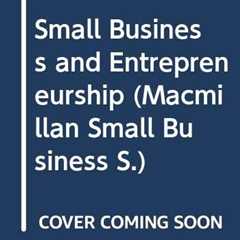 This text deals with the problems and issues facing entrepreneurs and small businesses today. Each..