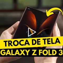 😱 Samsung Z Fold 3 com a TELA QUEBRADA! Veja o Conserto Incrível!