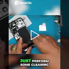 iPhone Repair: Cleaning Speaker Grill and Taptic Engine | Sydney CBD Repair