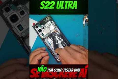 😱 Samsung Galaxy S22 Ultra com a TELA QUEBRADA! Veja o Conserto Incrível!