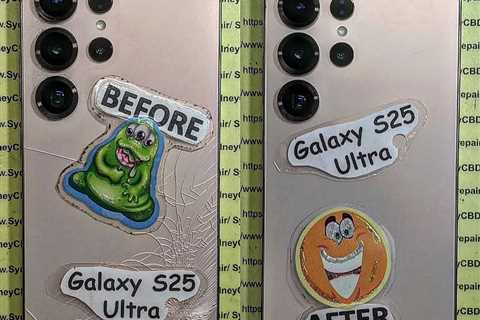 Busted Back Glass: Samsung S25 Ultra Repair!
