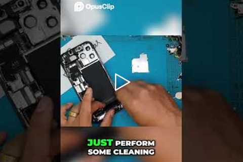 iPhone Repair: Cleaning Speaker Grill and Taptic Engine | Sydney CBD Repair