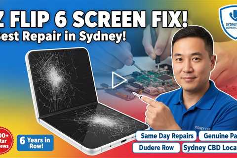 Cracked Galaxy Z Flip 6 Screen? Discover the Best Repairer in Sydney