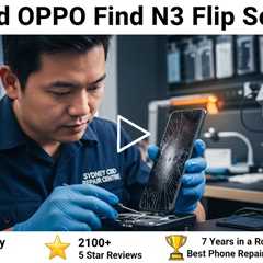 Who Can Fix a Cracked OPPO Find N3 Flip Screen On the Spot in Sydney?