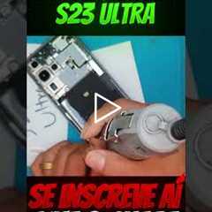 Esse conserto do S23 Ultra quase deu errado… mas o final valeu a pena! 😬