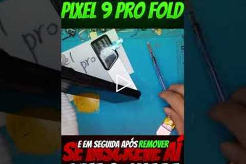 Pixel 9 Pro Fold com a tela externa quebrada: o conserto MAIS tenso que já fiz!