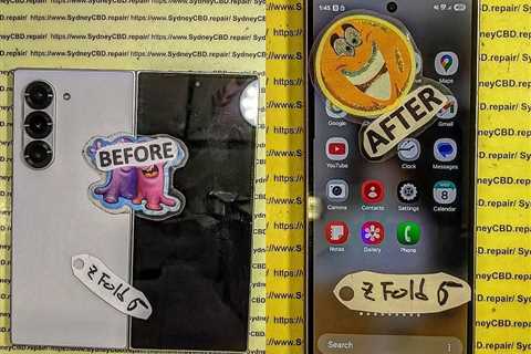 Inside a Foldable Phone Screen Repair Z Fold 6 Disassembly