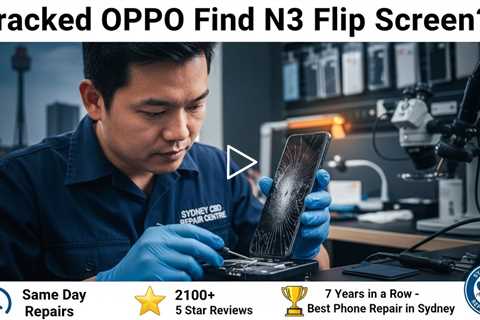 Who Can Fix a Cracked OPPO Find N3 Flip Screen On the Spot in Sydney?