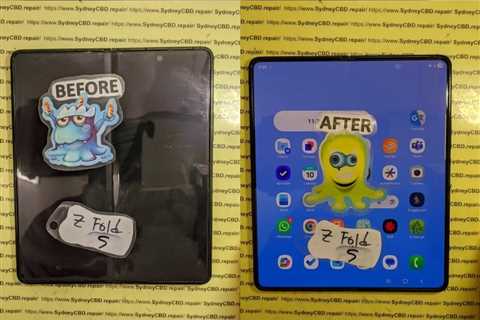 Inside a Foldable: Z Fold 5 Main Display Replacement Challenges