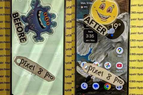 Restoring a smashed Google Pixel 8 Pro to factory fresh perfection
