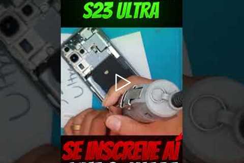 Esse conserto do S23 Ultra quase deu errado… mas o final valeu a pena! 😬