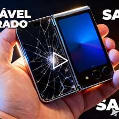 O conserto mais delicado do Galaxy Z Flip 5 😬