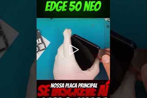 Motorola Edge 50 Neo com tela quebrada… olha como ficou depois 😱