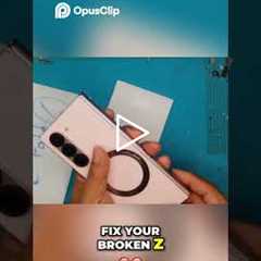 Z Fold 6 Repair Success: Liquid Adhesive & Final Touches | Sydney CBD Repair Centre