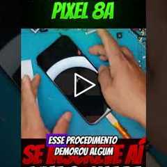 QUEBROU o Google Pixel 8a… Vale a Pena Trocar a Tela ou Já Era? 😱📱