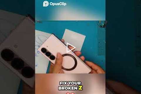 Z Fold 6 Repair Success: Liquid Adhesive & Final Touches | Sydney CBD Repair Centre