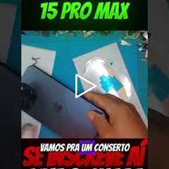 iPhone 15 Pro Max Quebrado? Olha o PERIGO dessa Troca de Vidro Traseiro! 😱15proma traseira