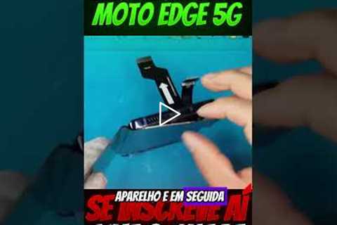 👉 Esse Motorola Edge 5G 2022 estava PERDIDO… olha essa troca de tela! 😱🔥