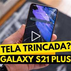 👉 S21 Plus destruído… mas o resultado dessa troca de tela vai te chocar 😱🔥