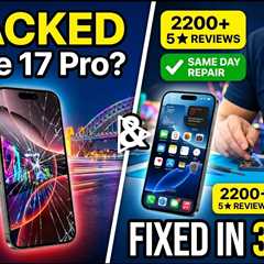 Cracked Apple iPhone 17 Pro Screen Repair in Sydney During Vivid 2026 – Fast On-the-Spot Fix