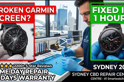 Broken Garmin Watch Screen Replacement Sydney 2026 – Fast On-the-Spot Repair Experts