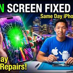 Cracked iPhone 14 Pro Max Green Screen Repairs During Vivid 2026 – Who Can Fix It   in Sydney?