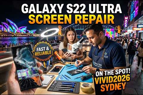 Cracked Galaxy S22 Ultra Screen Repairs During Vivid 2026 – Who Can Fix It on the Spot in Sydney?