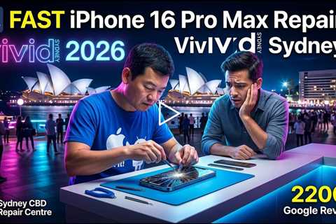 Smashed iPhone 16 Pro Max Screen Repair During Vivid 2026 – Who Can Fix It Fast in Sydney?