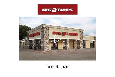 Tire Repair - Big O Tires
